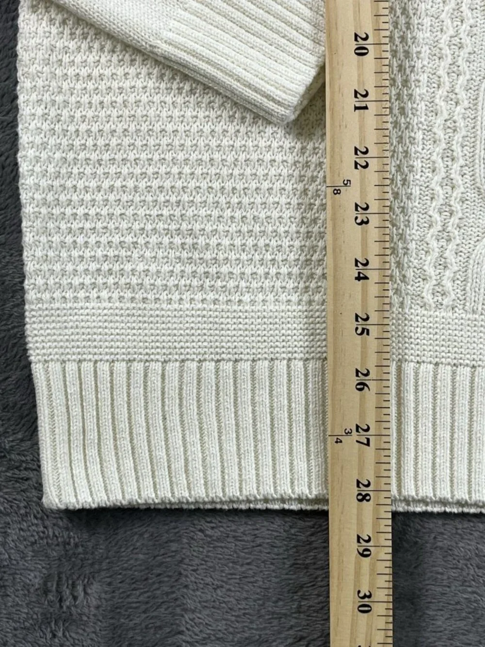 Ben Sherman Ivory Sweater Mens Dress Career Travel Warm Stylish XL NWT